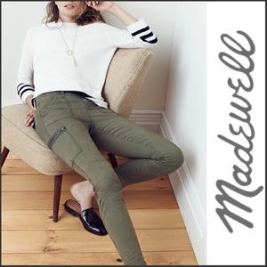 Madewell Utility Army Green Skinny Pants